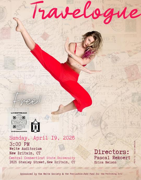 Travelogue Dance Program Flyer