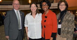 Connecticut educational leaders at the statewide premiere of the documentary film “Counted Out."