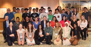The 2025 Summer Transportation Institute students and faculty