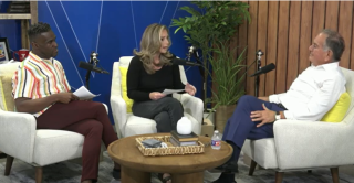Screen shot from a recent episode of "Beyond the Headlines"