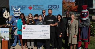 Check donation group shot with CSCU and Stop & Shop leaders
