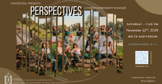 Poster for Dance Education performance of "Perspectives"