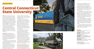  Screen shot of AV Technology magazine's spread on Central's LED outdoor sign.