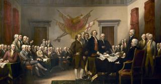 "Declaration of Independence" (1819) by John Trumbull