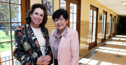 Carol Ammon and President Toro