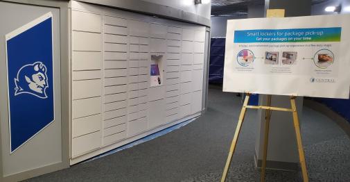 Smart lockers at Central