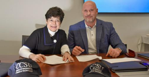 Central President Signing Investment Deal