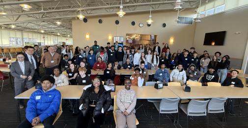 Junior Achievement workshop group photo