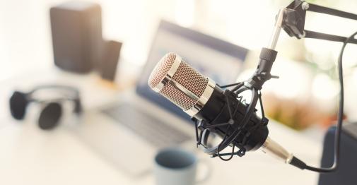 Image of podcast microphone