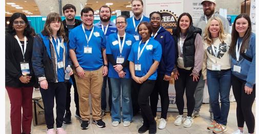 Members of the Central CARES Club at a meeting in St. Louis, Missouri.
