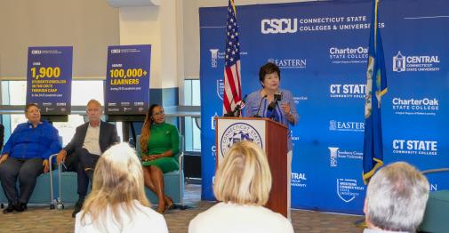 President Toro discusses new opportunities in higher education at a Sept. 18 press conference