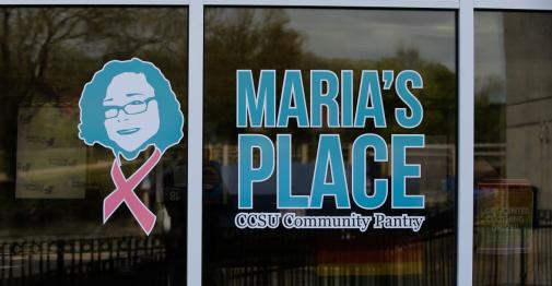 Front window of Maria's Place at Central