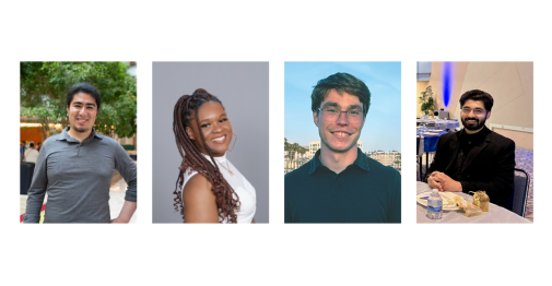 Four portraits of Central's Barnard Award winners