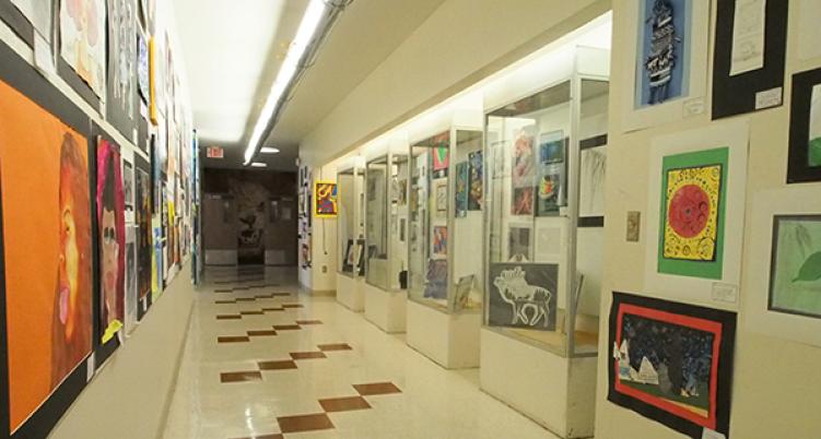 Hallway of Paintings
