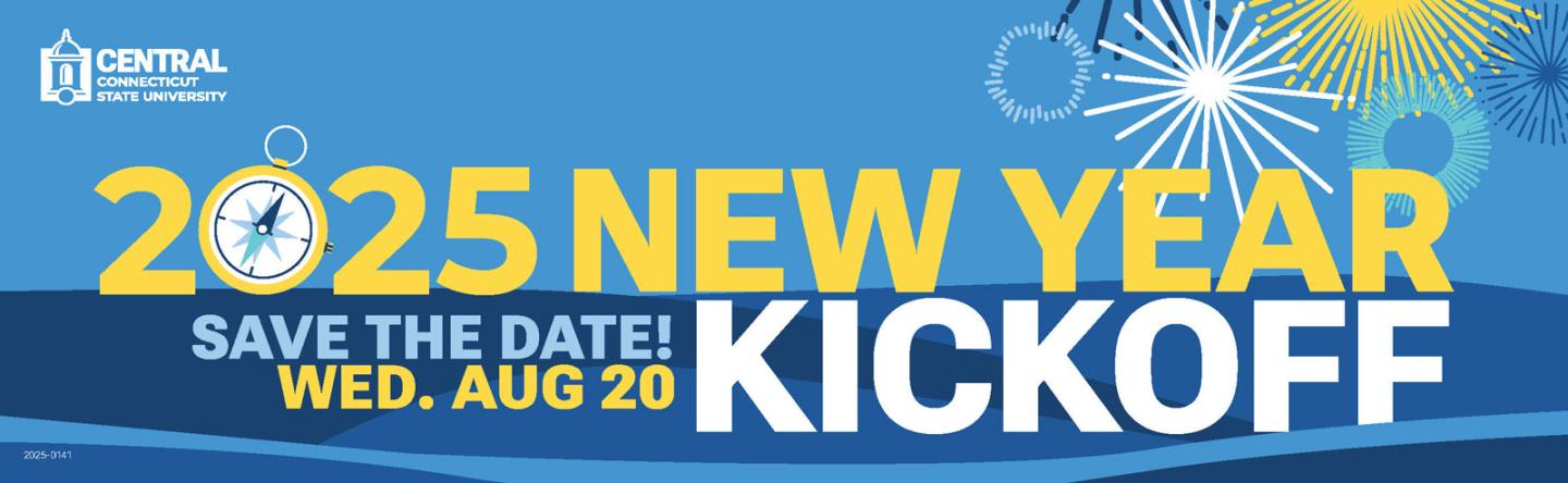 2025 New Year Kickoff: Save the date graphic