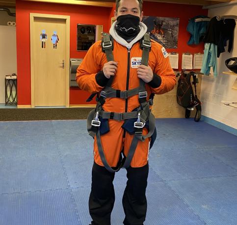 Man in space suit